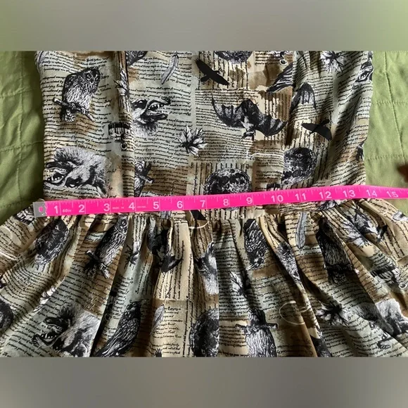 Hot Topic Spin Doctor Luna printed gothic dress - Picture 15 of 16